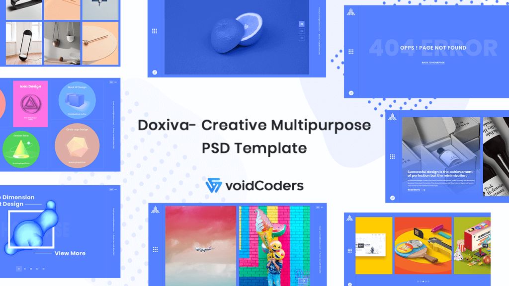doxiva- creative multipurpose psd template